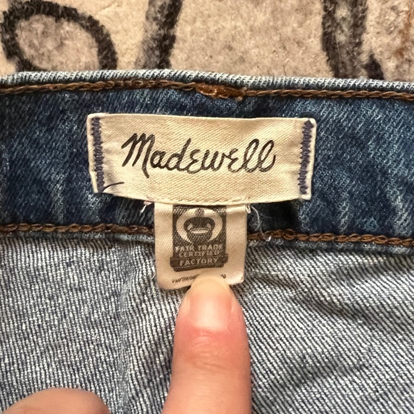 The Perfect Vintage Wide-Leg Crop Jean Medium Wash Size 28 - Picture 7 of 12